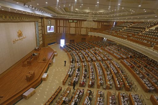 The lower house of Parliament in the capital of Naypyidaw, Myanmar. (©Htoo Tay Zar)